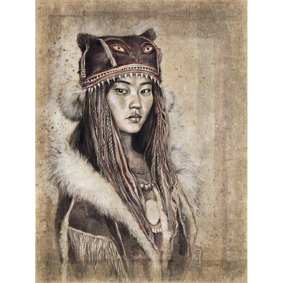 LA CHAMANE (90x120 cm)